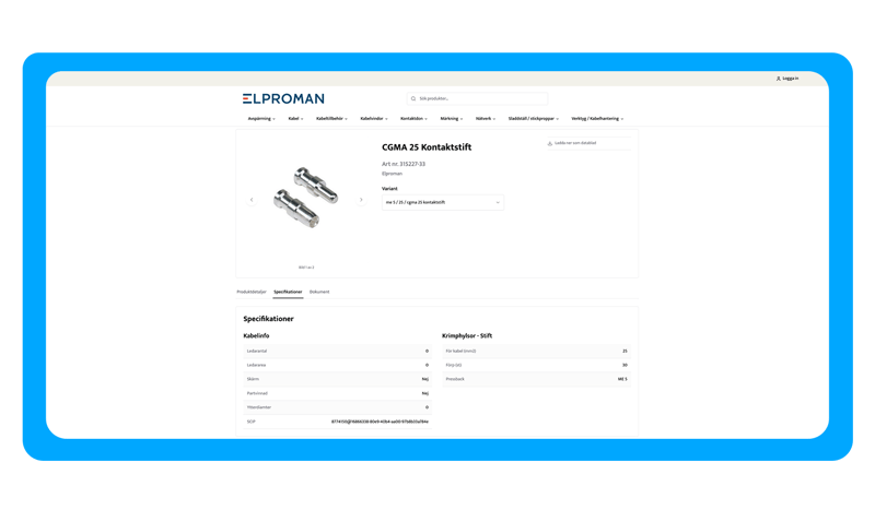 	Elproman: First customer live on Core