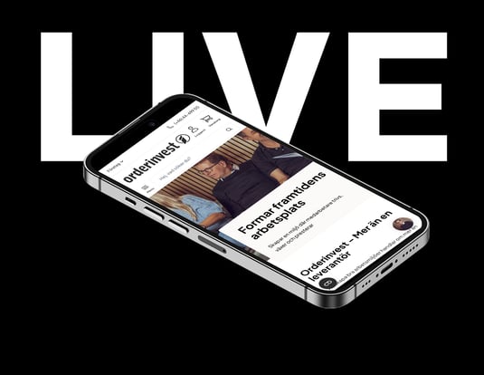 Orderinvest live with Litium Commerce Cloud
