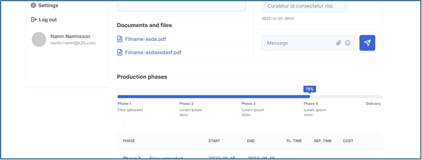 Manufacturing customer portal
