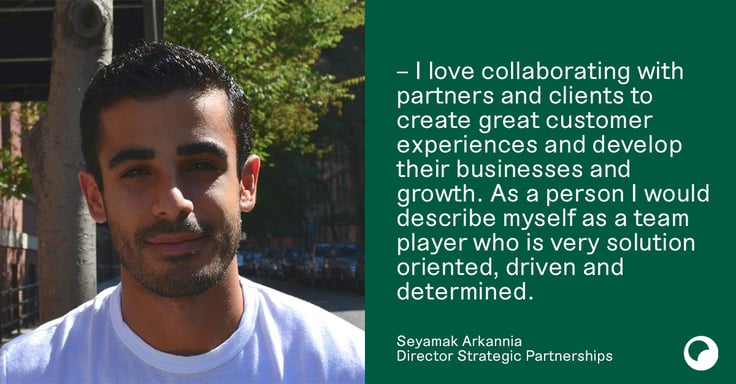 New member to the team - Welcome Seyamak Arkannia