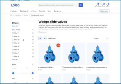 Product image customer portal