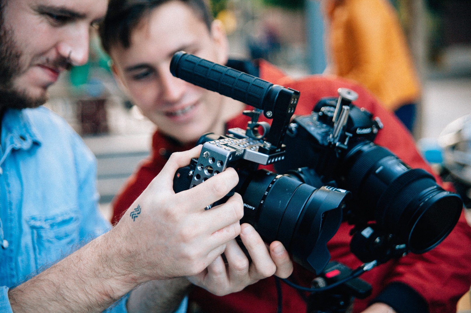 Guys with camera